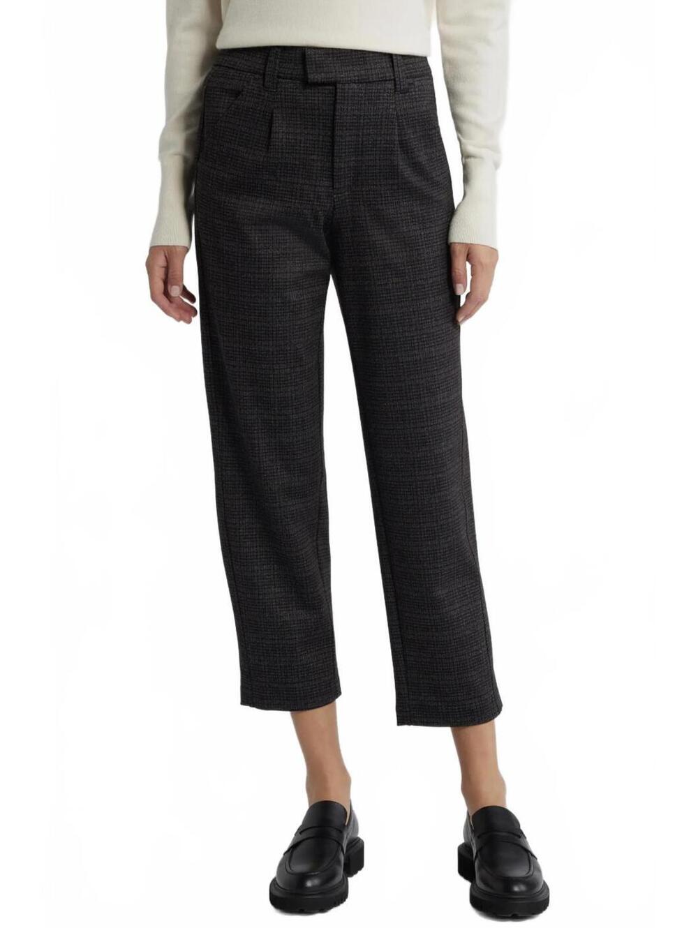Wit & Wisdom 'Ab'Solution Skyrise Extended Stretch Pants Charcoal Plaid NWT Sz 2